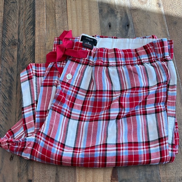 J.Crew flannel long sleeve pajama set in vintage plaid NWT - Picture 7 of 7